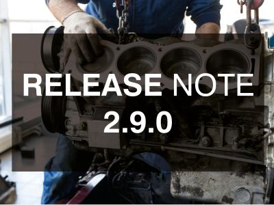  Release Note 2.9.0 