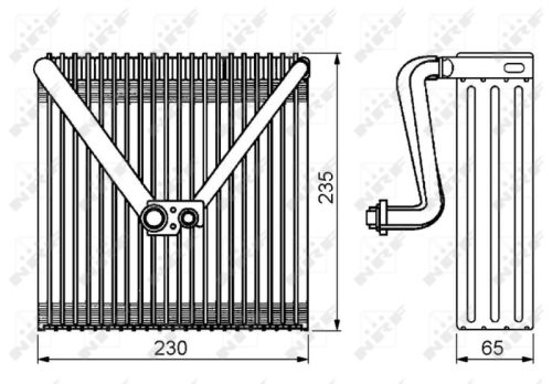Verdampfer, Klimaanlage - Universal