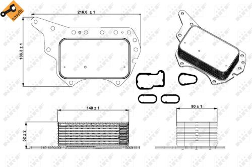 Oil Cooler, engine oil